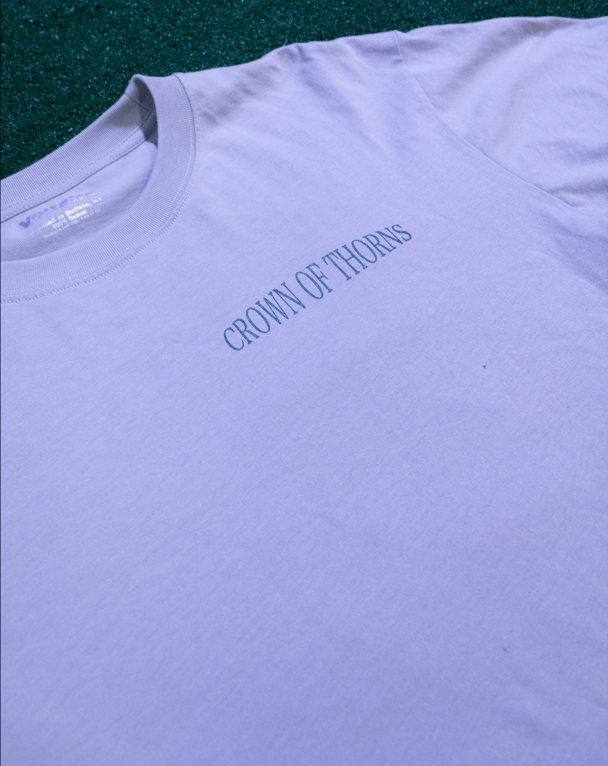 "V" TEE GRAY