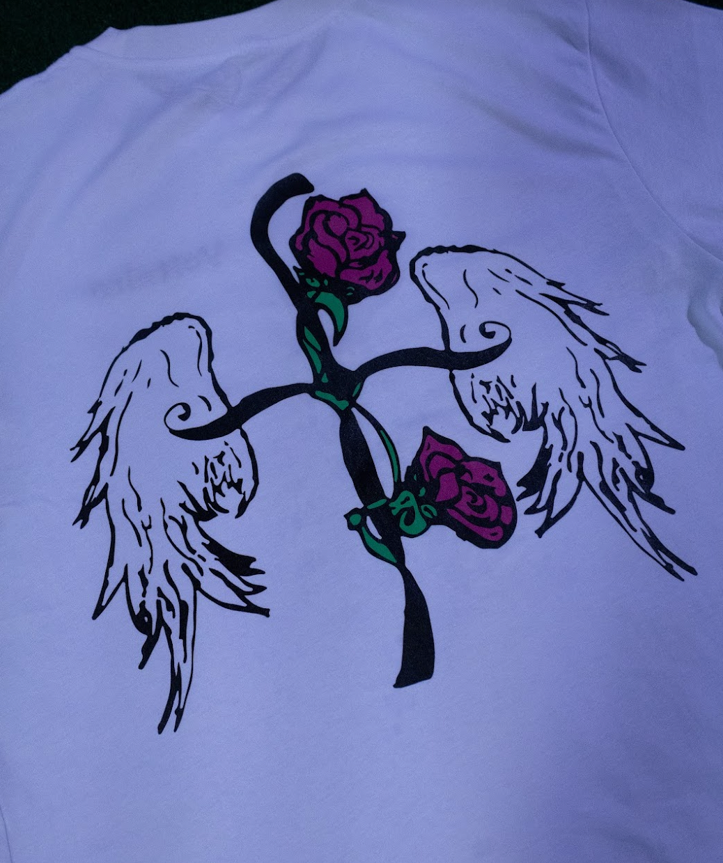 "CROSS" TEE WHITE